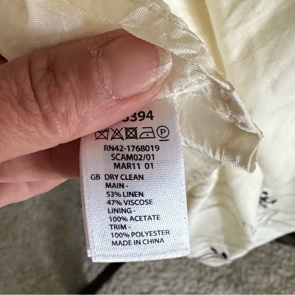 Monsoon linen mix dress - Picture 15 of 15
